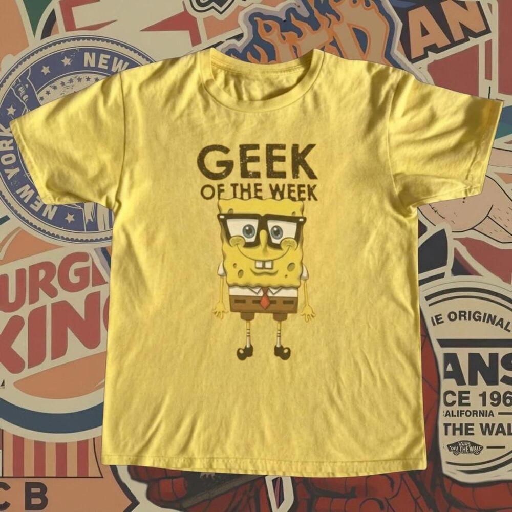Yellow Spongebob Squarepants Geek Of The Week Tee